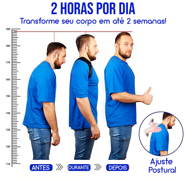 Corretor Postural Alinha Coluna e Alivia as Dores - Encontre Aqui Store Últimas Unidades.