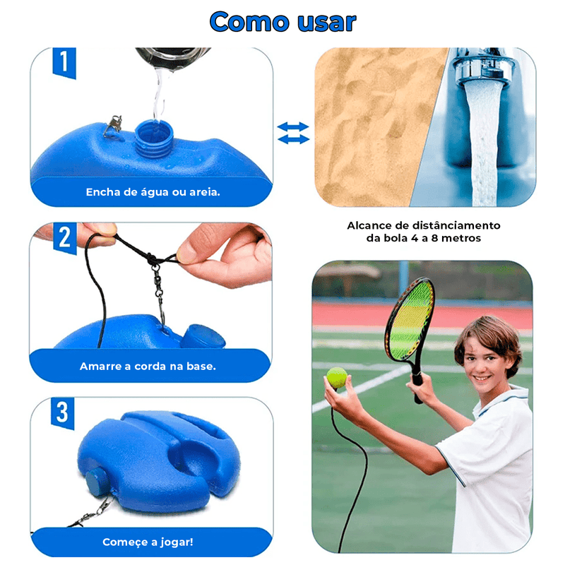 Treinador de Tênis Rebound Ball™ - Encontre Aqui Store - Últimas Unidades