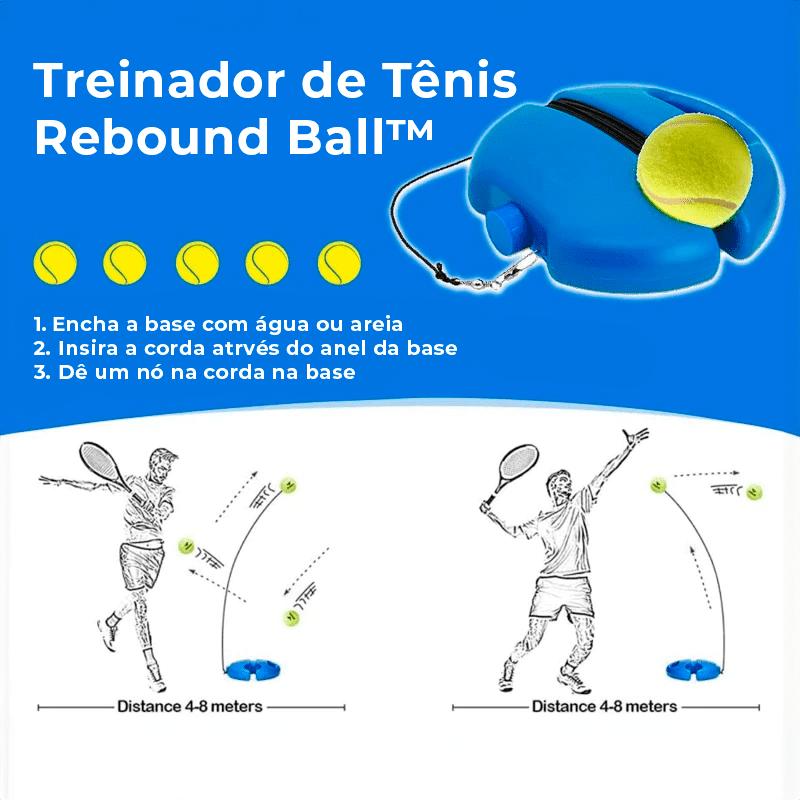 Treinador de Tênis Rebound Ball™ - Encontre Aqui Store - Últimas Unidades